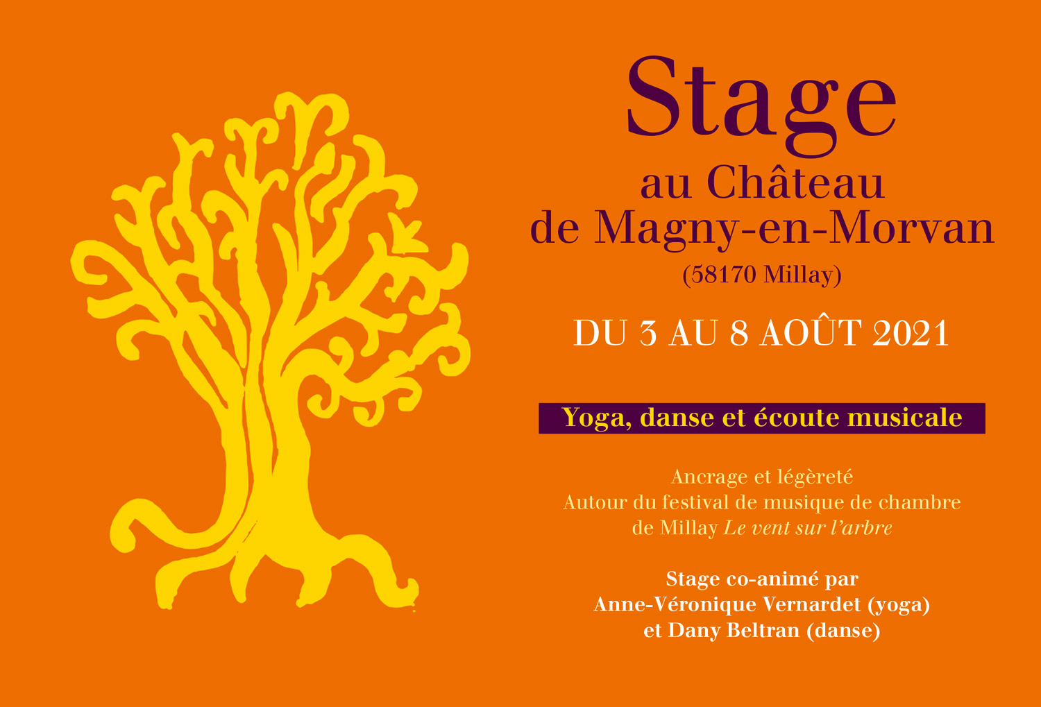 Stage Yoga & Danse au Château de Magny…
