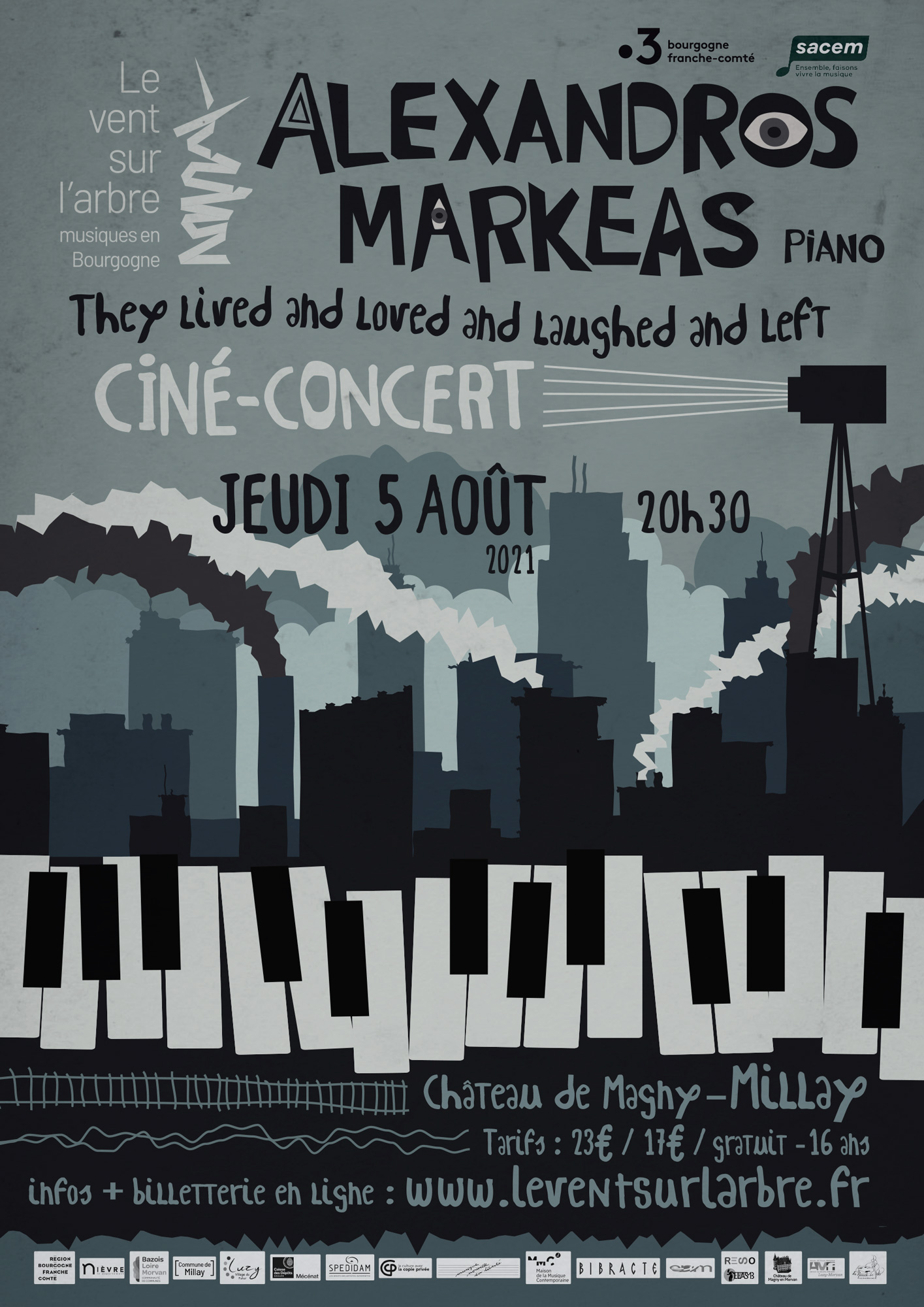 Ciné-Concert Alexandros Markeas, création mondiale !!
